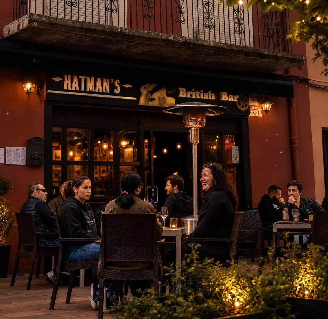 Terraza de Hatmans
